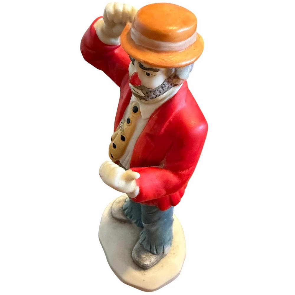 Emmett Kelly Jr Flambro Sad Clown Figurie EKJ Vintage {prce;aom 5In - Picture 3 of 10